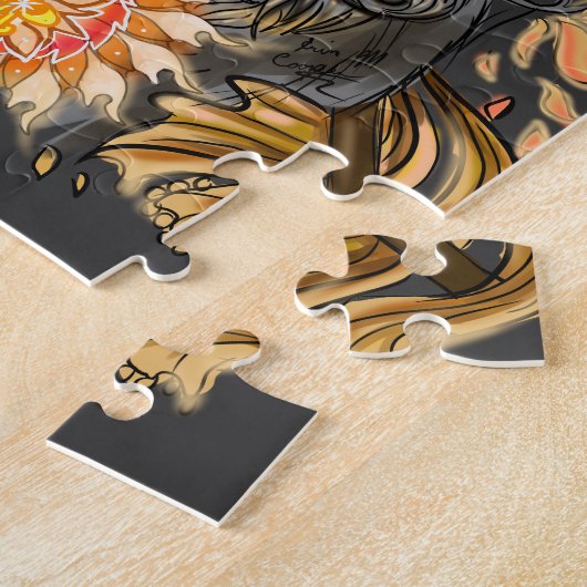 Leo Zodiac Legpuzzel (Zijkant)