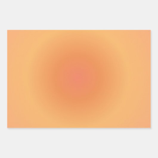 Leo Zodiac, Leo Aura Oranje Gradient Inpakpapier Vel (Voorkant 2)