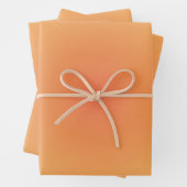 Leo Zodiac, Leo Aura Oranje Gradient Inpakpapier Vel (In situ)