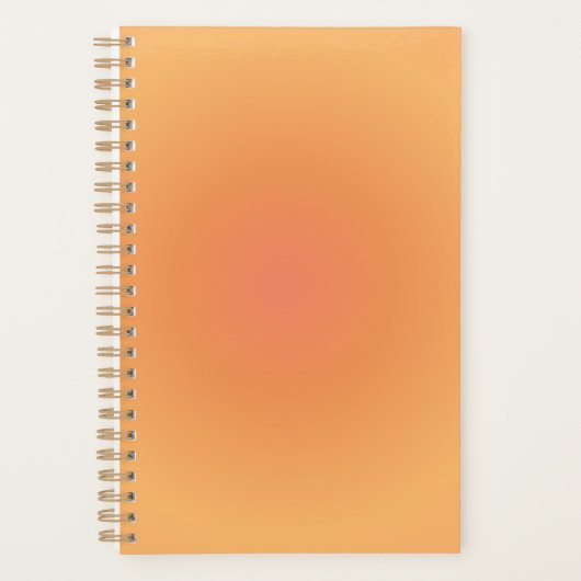 Leo Zodiac, Leo Aura Oranje Gradient Planner (Voorkant)