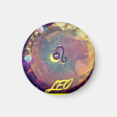 Leo Zodiac Magnet (Voorkant)