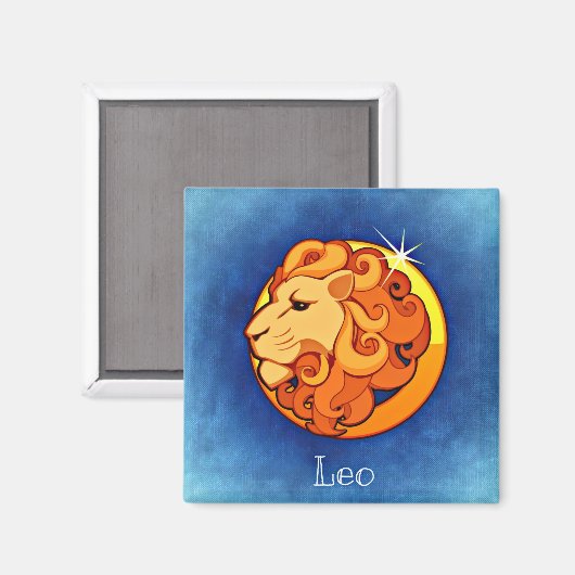 leo zodiac magnet (Voorkant / Achterkant)