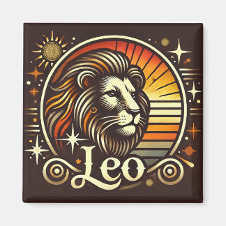 Leo Zodiac Magnet Design