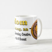 Leo Zodiac Moederdag Coffee Mok (Voorkant rechts)