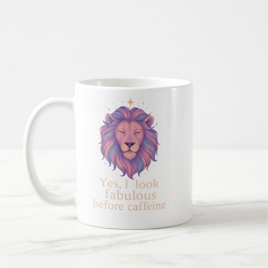 Leo Zodiac Mug – Yes, I Look Fabulous Before Caffe Koffiemok (Links)