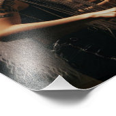 Leo Zodiac Musician Drums Foto Afdruk (Hoek)