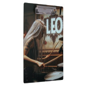 Leo Zodiac Musician Drums Klembord (Rechts)