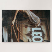 Leo Zodiac Musician Drums Legpuzzel (Horizontaal)