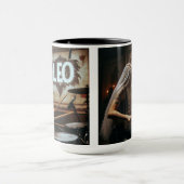 Leo Zodiac Musician Drums Mok (Midden)