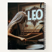 Leo Zodiac Musician Drums Notitieboek (Achterkant)