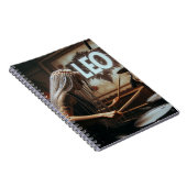 Leo Zodiac Musician Drums Notitieboek (Rechterzijde)