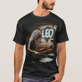 Leo Zodiac Musician Drums T-shirt (Voorkant)