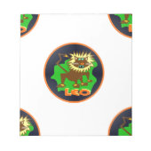 leo zodiac notitieblok (Voorkant)