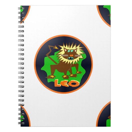 leo zodiac notitieboek (Voorkant)