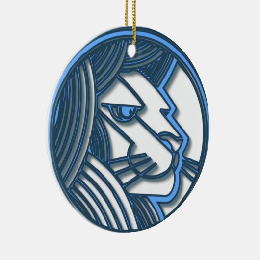 Leo Zodiac Ornament (Rechts)