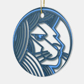 Leo Zodiac Ornament (Links)
