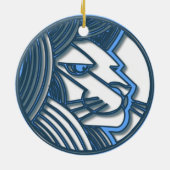 Leo Zodiac Ornament (Achterkant)