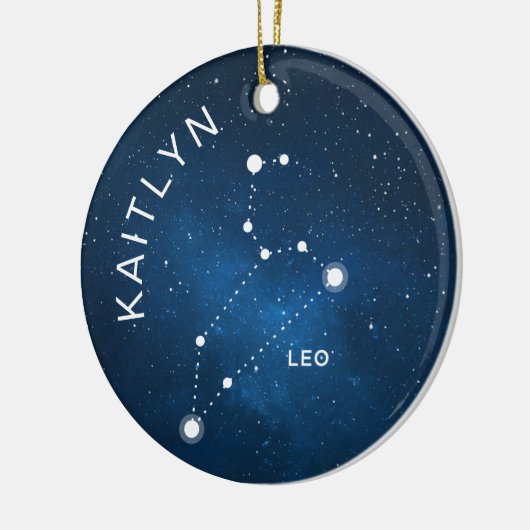 Leo Zodiac Ornament Gepersonaliseerde Zodiac Gift (Links)
