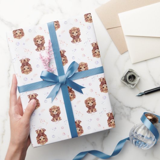 Leo Zodiac Paper Cadeaupapier (Geschenken)
