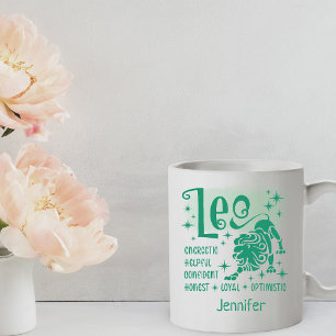 Leo Zodiac Personalized Traits Horoscope Koffiemok