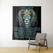 Leo Zodiac – Radiant Strength and Solar Majesty Wandkleed (In situ)