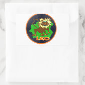 leo zodiac rechthoekige sticker (Tas)