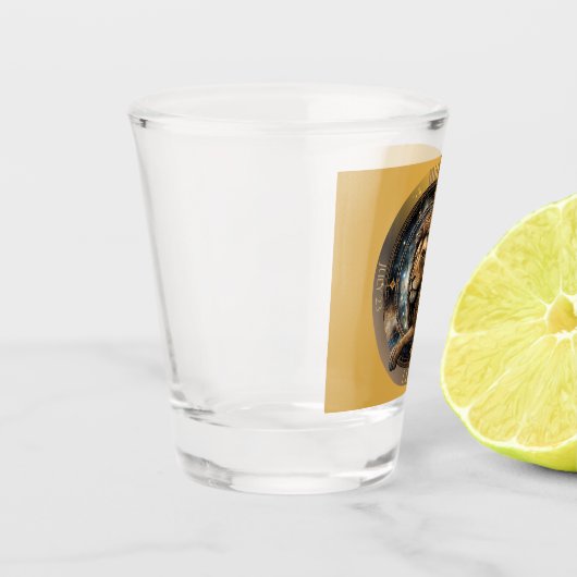 Leo Zodiac Shot Glas (Links)