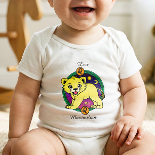 Leo Zodiac Sign Astrologie Cartoon Horoscoop Romper