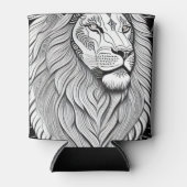 Leo Zodiac Sign - Astrologische Lion Blikjeskoeler (Voorkant)