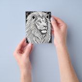Leo Zodiac Sign - Astrologische Lion Flyer (Hand)