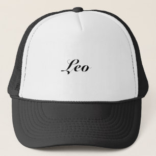 Leo Zodiac Sign Astrology elegant klassiek Trucker Pet