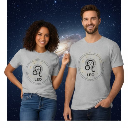 Leo Zodiac Sign Astrology Lion T-Shirt