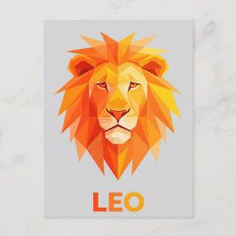 Leo Zodiac Sign Briefkaart