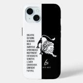 Leo Zodiac Sign Case-Mate iPhone Case (Achterkant)
