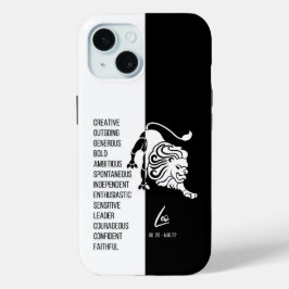 Leo Zodiac Sign iPhone 15 Case