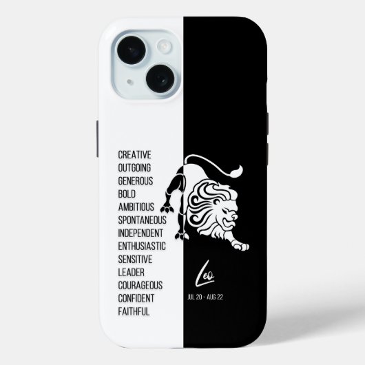 Leo Zodiac Sign Case-Mate iPhone Case (Achterkant)