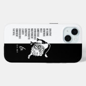 Leo Zodiac Sign Case-Mate iPhone Case (Achterkant (horizontaal))