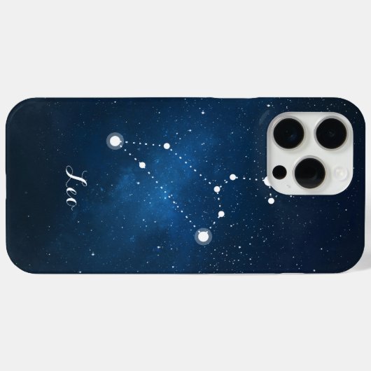 Leo Zodiac Sign Constellation Case-Mate iPhone Case (Achterkant (horizontaal))