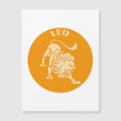 Leo, Zodiac Sign, Horoscope, Astrology Magnetische Uitnodiging (Voorkant)