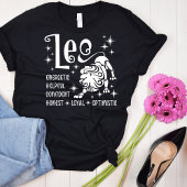 Leo Zodiac Sign Horoscope Personaliteitskenmerken T-shirt