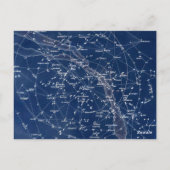 Leo Zodiac Sign  Illustratie Briefkaart (Achterkant)