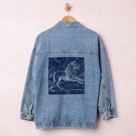 Leo Zodiac Sign  Illustratie Denim Jacket (Hangar)