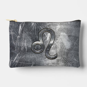 Leo Zodiac Sign in Grunge Distress Decor Etui