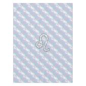 Leo Zodiac Sign in Moeder Pearl Style Print Tafelkleed (Voorkant)