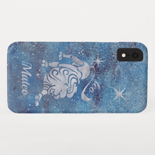 Leo Zodiac Sign iPhone XR Hoesje (Achterkant (horizontaal))