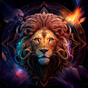 Leo Zodiac Sign Jigzaag Puzzle Legpuzzel