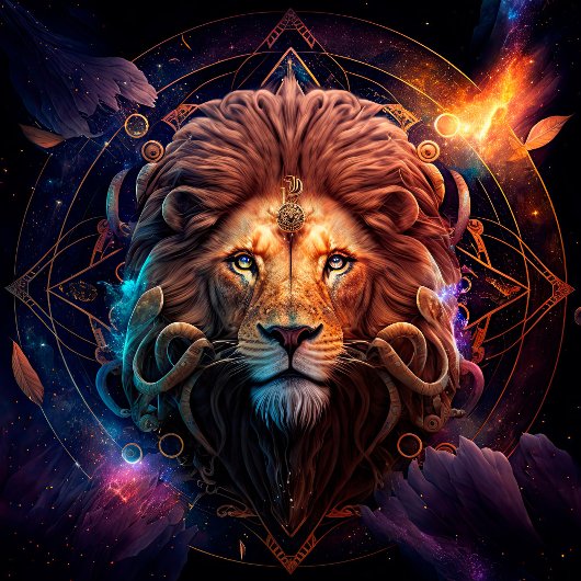 Leo Zodiac Sign Jigzaag Puzzle Legpuzzel