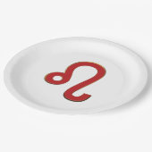 LEO Zodiac Sign Juli Augustus Birthday Astrology Papieren Bordje (Gekanteld)