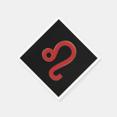 LEO Zodiac Sign Juli Augustus Birthday Astrology Servet (Hoek)