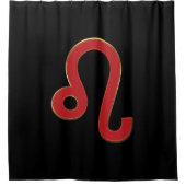 LEO Zodiac Sign Juli Birthday Astrology Douchegordijn (Voorkant)